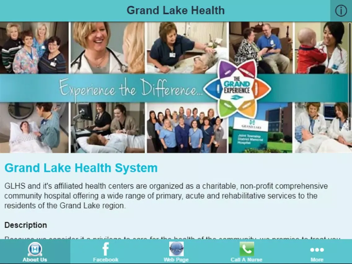 Capturas de pantalla de Grand Lake Health System iPad 
