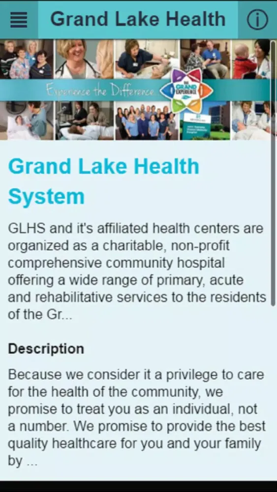 Capturas de pantalla de Grand Lake Health System