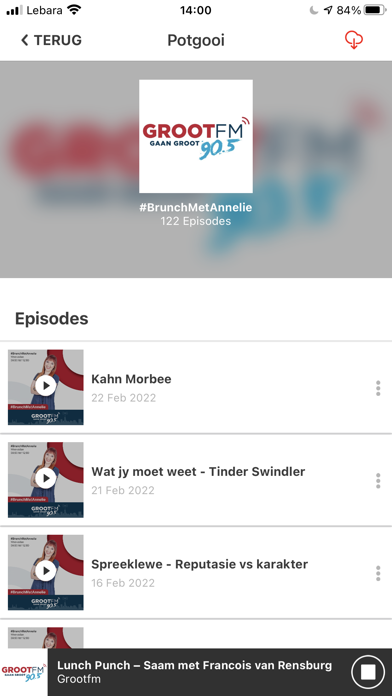 Tangkapan skrin GROOTfm 90.5
