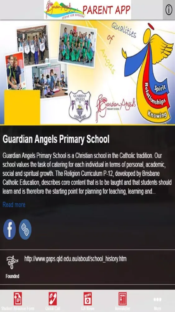Guardian Angels Primary School App Ekran Görüntüleri