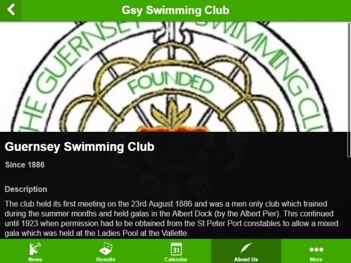 Guernsey Swimming Club iPad  سکرین شاٹس