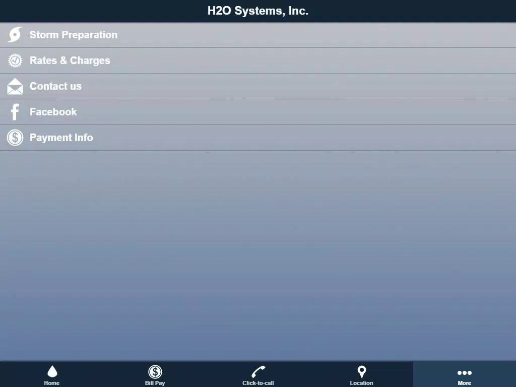 Скриншоты H2O Systems, Inc. iPad 