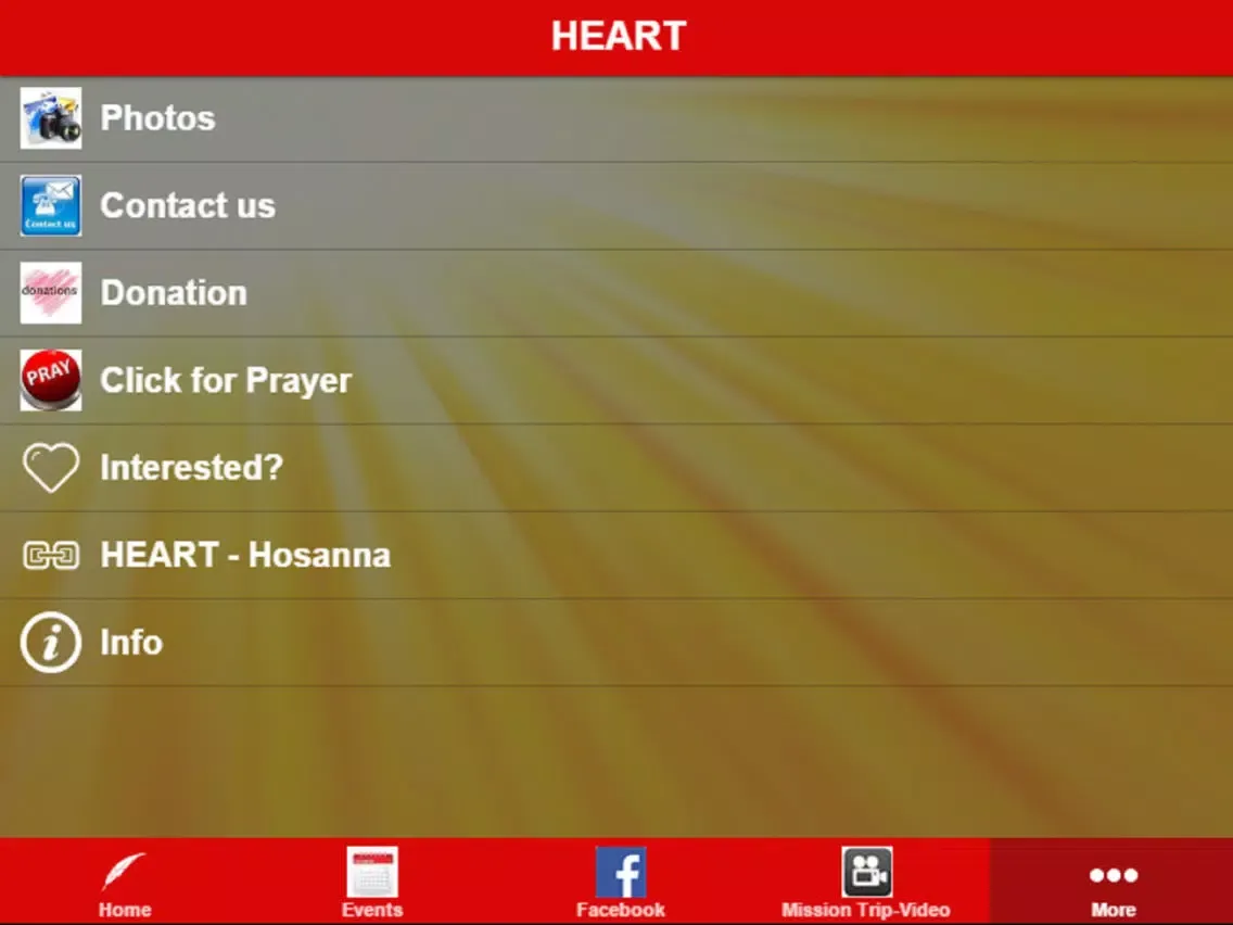 Ảnh chụp màn hình của HEART Hosanna! iPad 