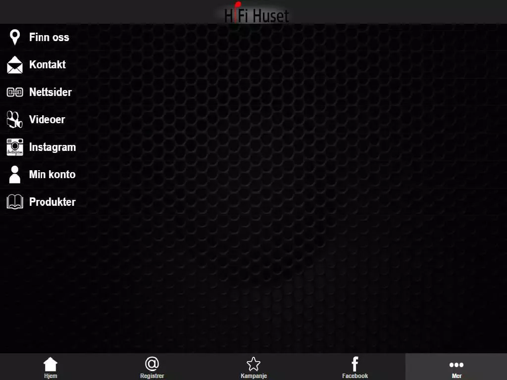 HiFi Huset iPad 應用截圖
