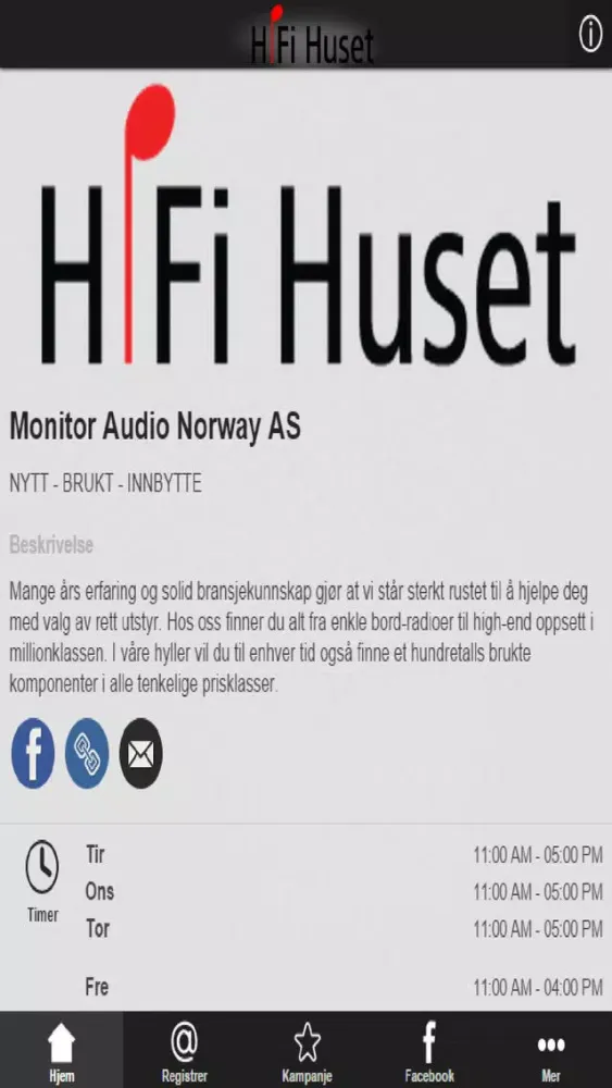 HiFi Huset應用截圖
