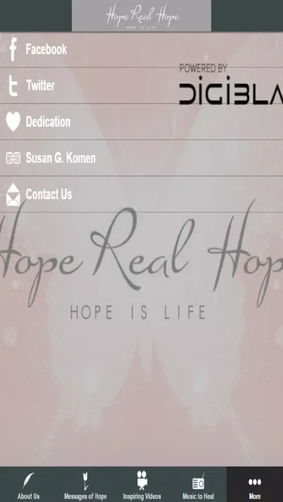 Ảnh chụp màn hình của Hope Real Hope