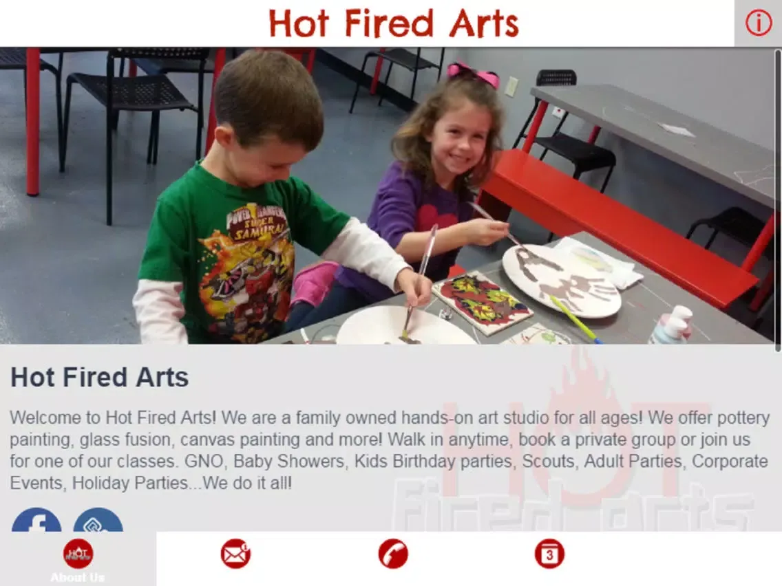 Hot Fired Arts iPad 应用截图