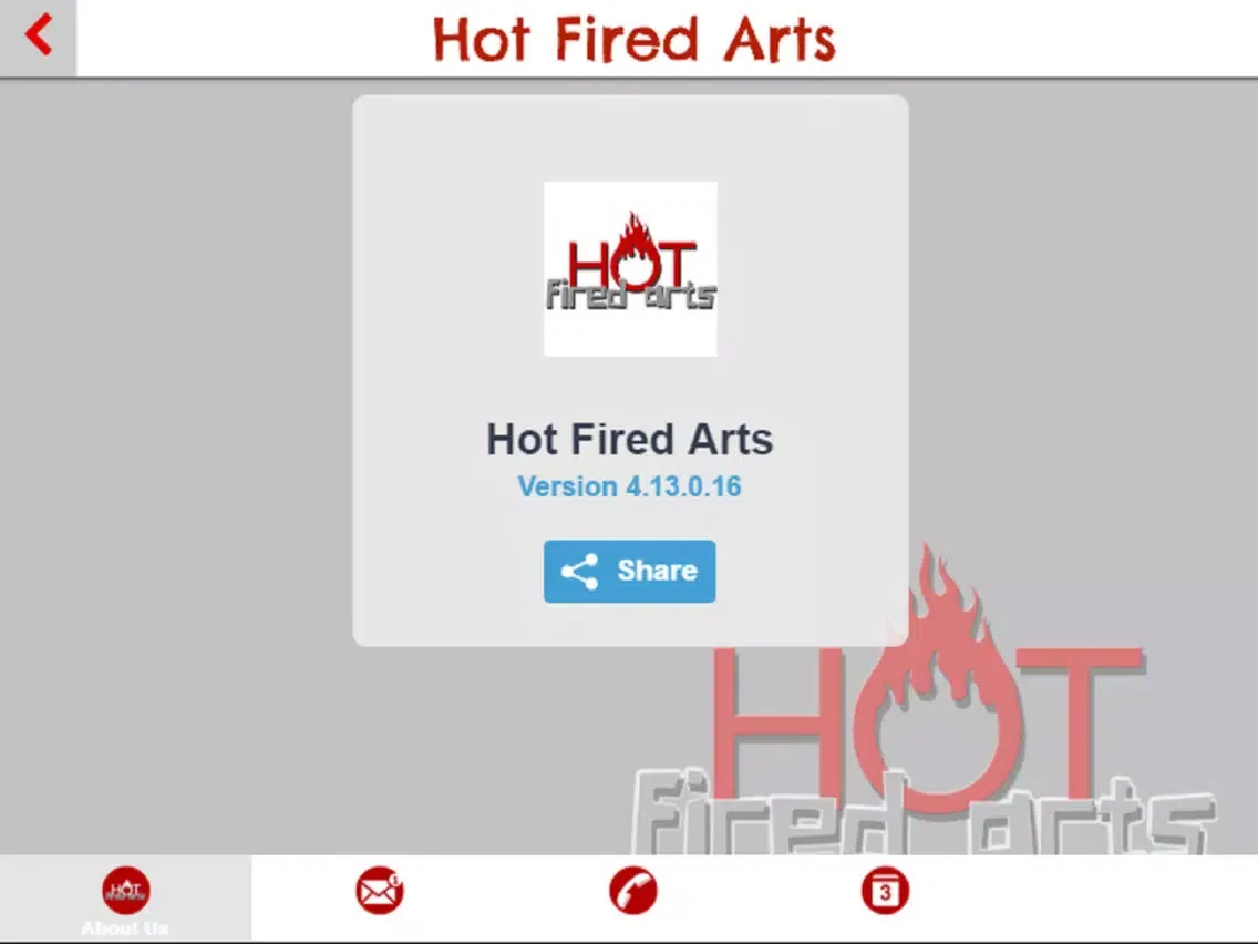 Hot Fired Arts iPad 应用截图