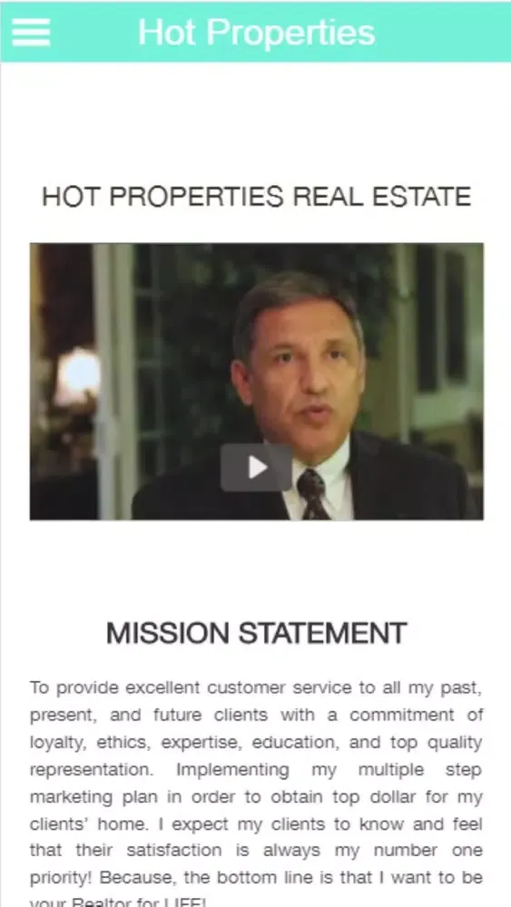 Capturas de tela do Hot Properties Real Estate