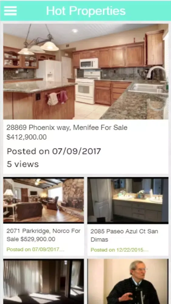Capturas de tela do Hot Properties Real Estate