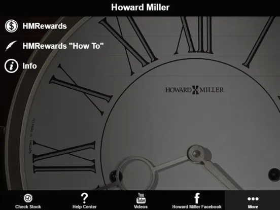 Zrzuty ekranu Howard Miller iPad 