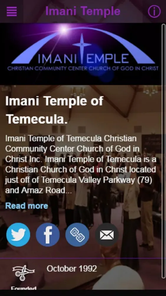 Imani Temple of Temecula應用截圖