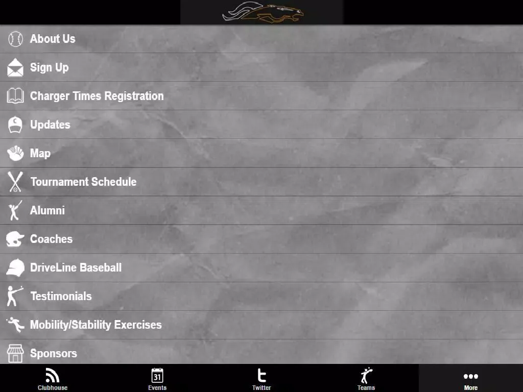 Capturas de pantalla de Indiana Chargers Baseball iPad 
