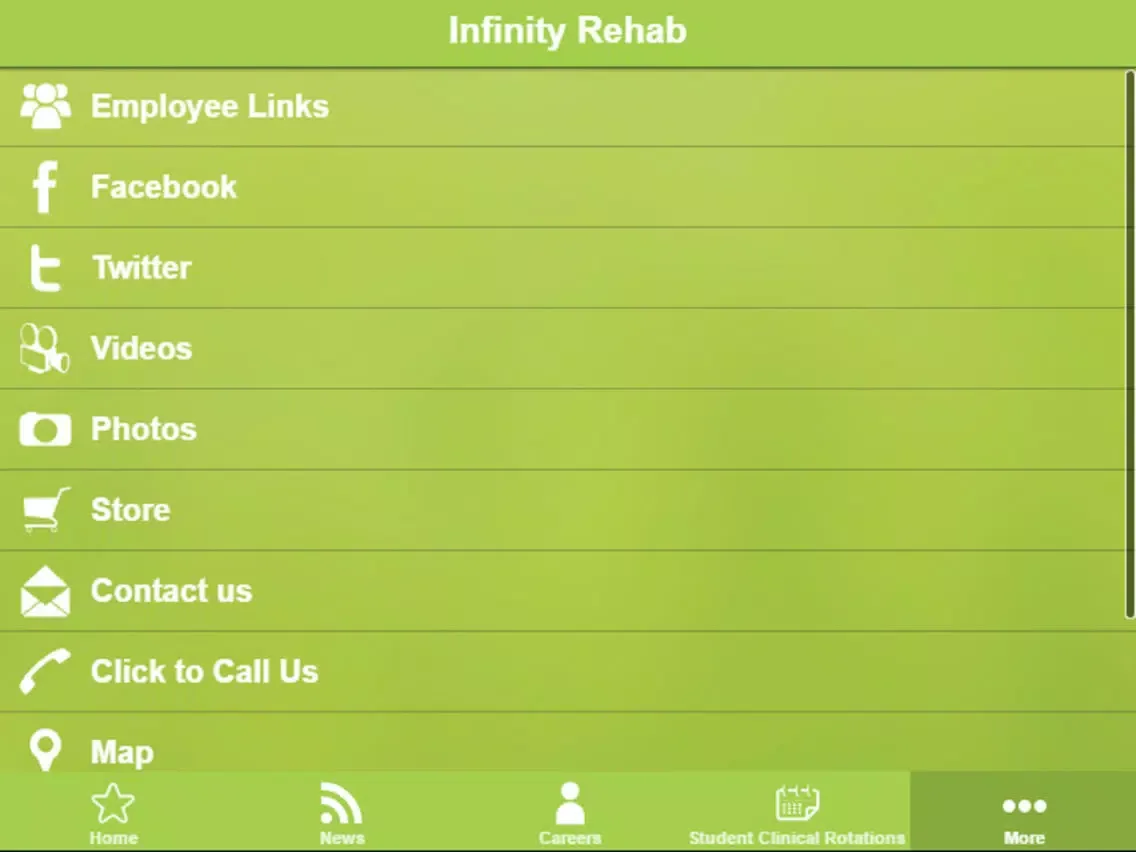 Capturas de pantalla de Infinity Rehab iPad 