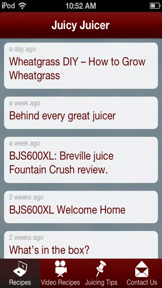 ภาพหน้าจอของ Juicy Juicer
