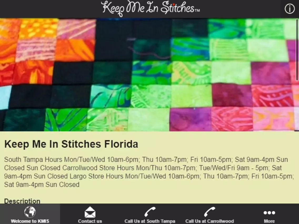 Screenshot di Keep Me In Stitches Florida iPad 