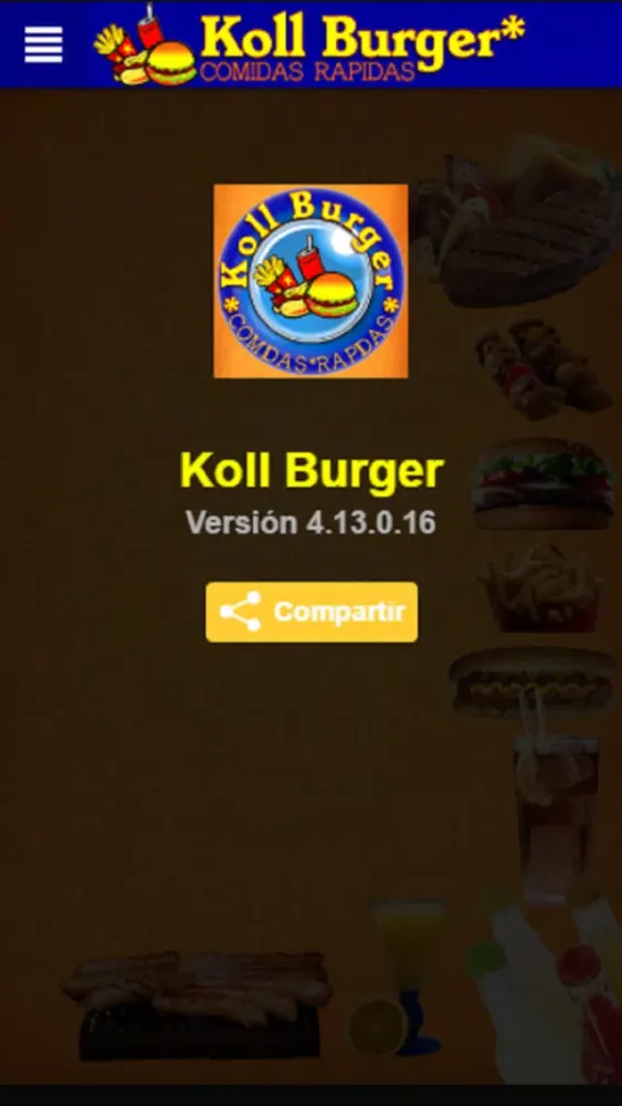 Capturas de tela do Koll Burger