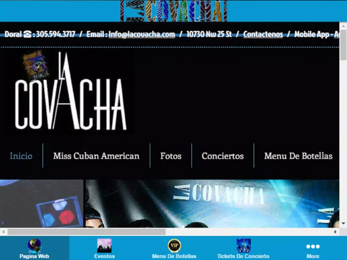 Ảnh chụp màn hình của La Covacha iPad 