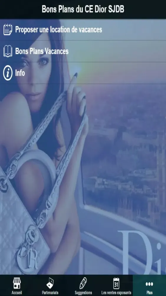 Capturas de tela do Bons Plans CE DIOR SJDB