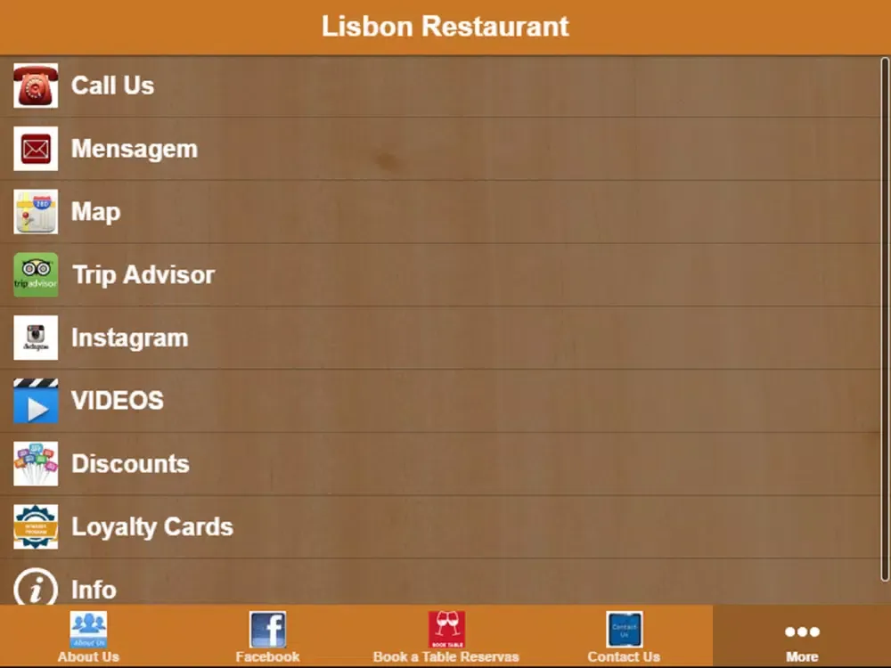 Скриншоты Lisbon Restaurant Orlando iPad 