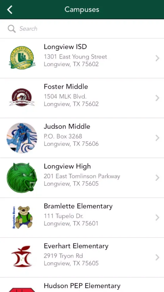 Longview ISD スクリーンショット