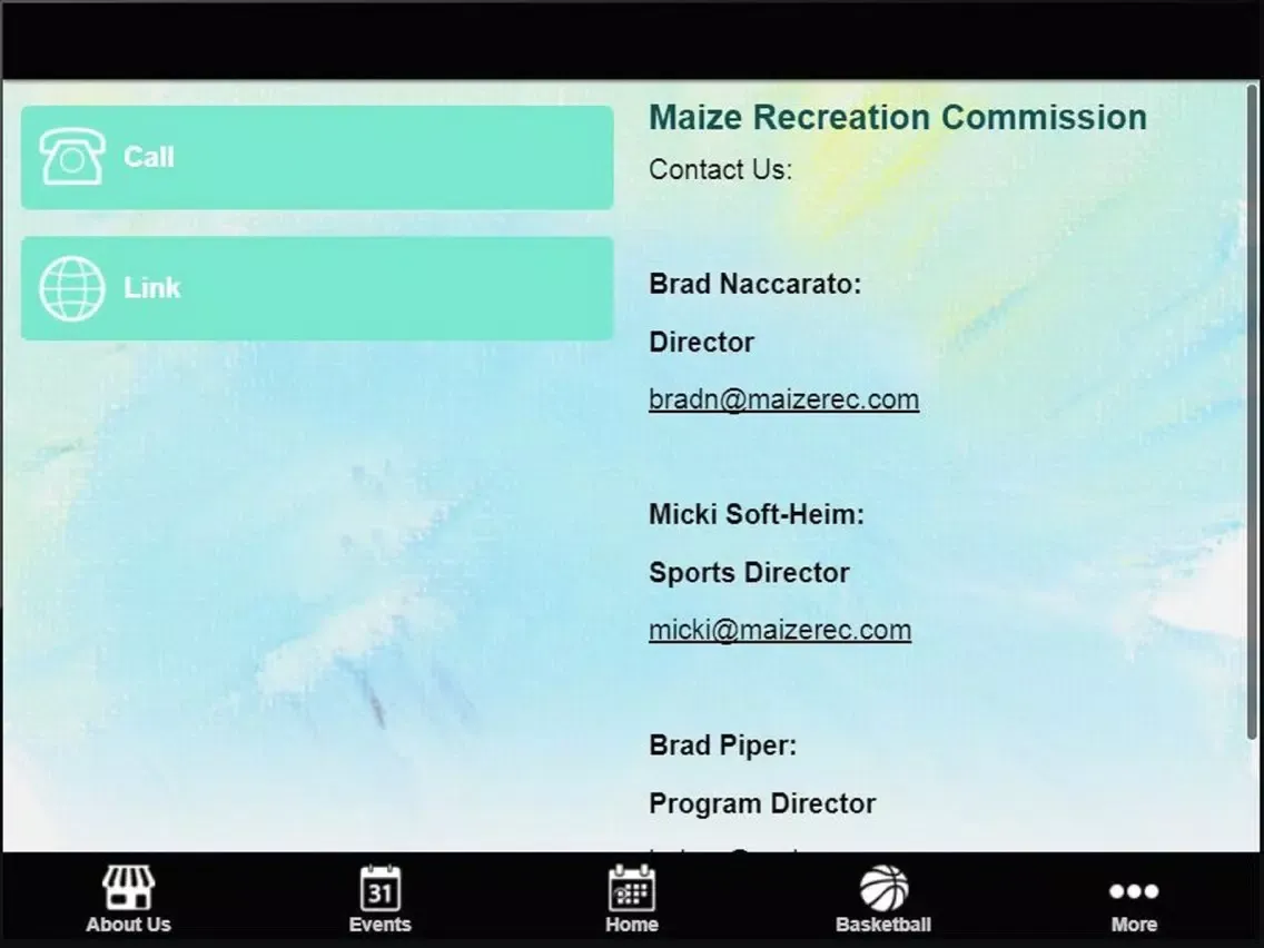 Maize Rec iPad  Screenshots