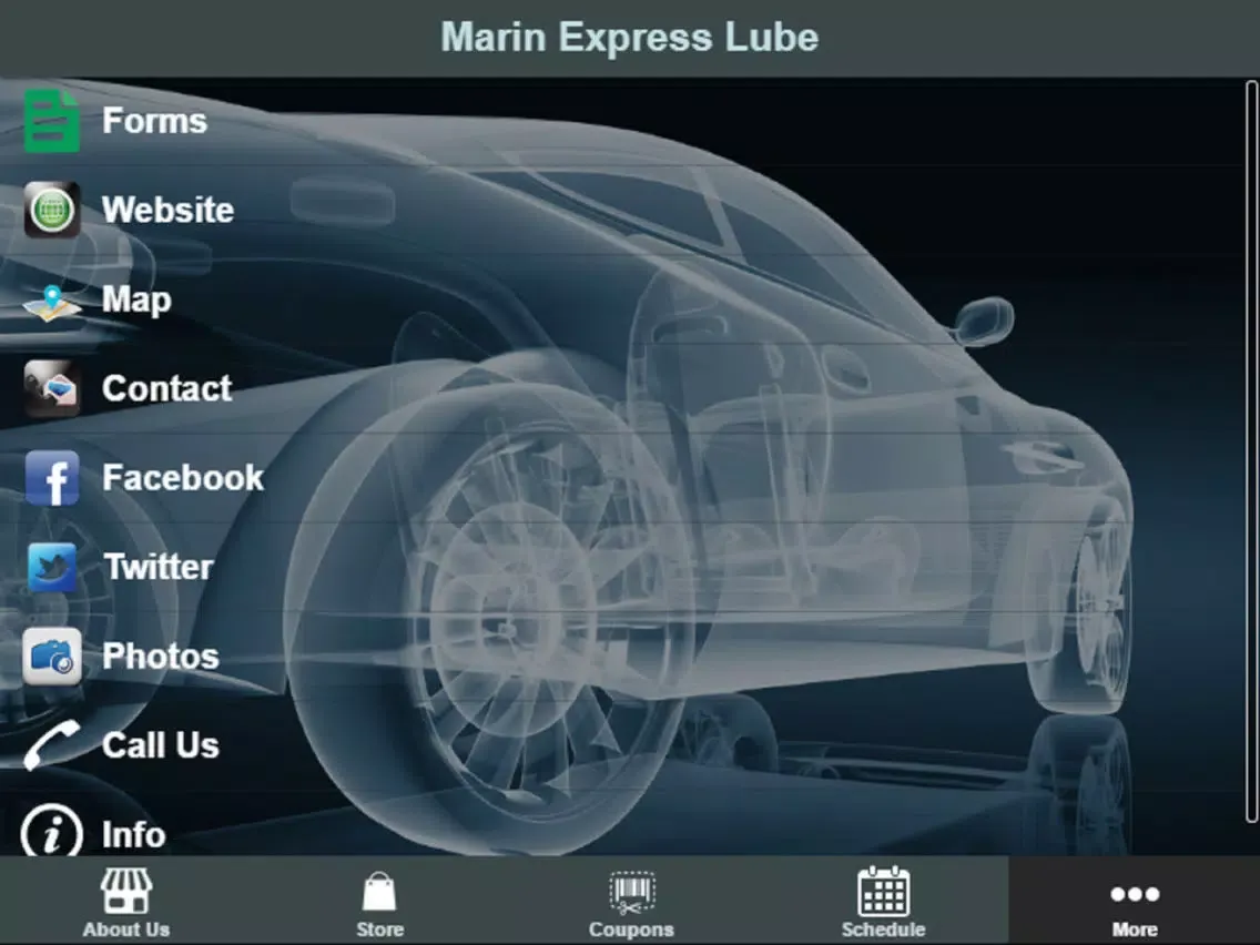 Capturas de pantalla de Marin Express Lube iPad 