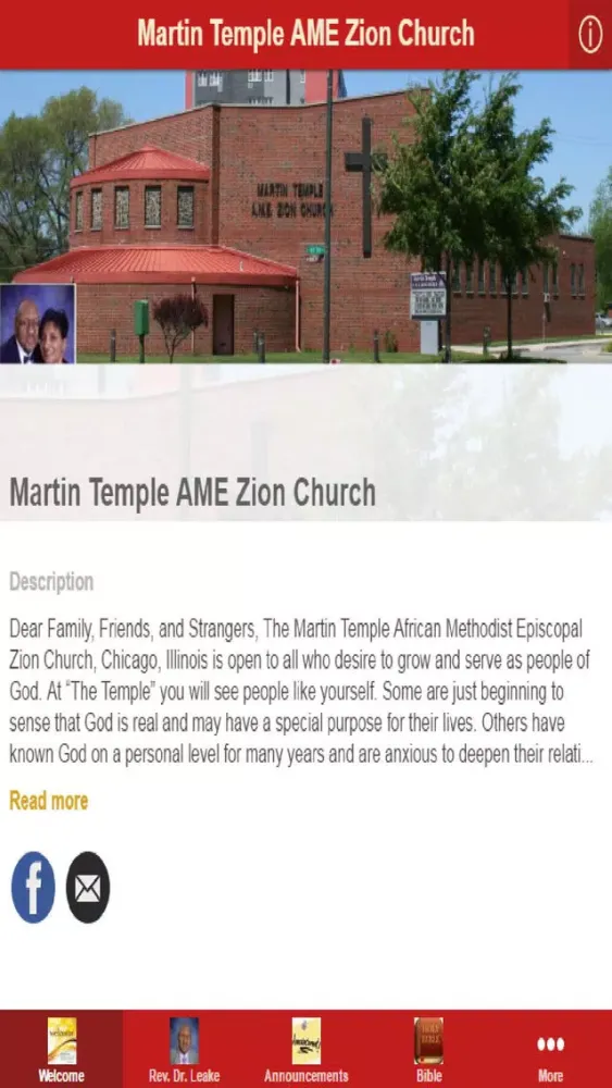 Tangkapan skrin Martin Temple AME Zion Church