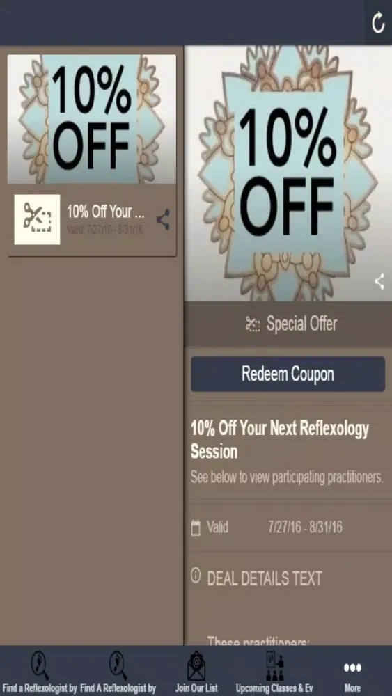 Maryland Reflexology سکرین شاٹس