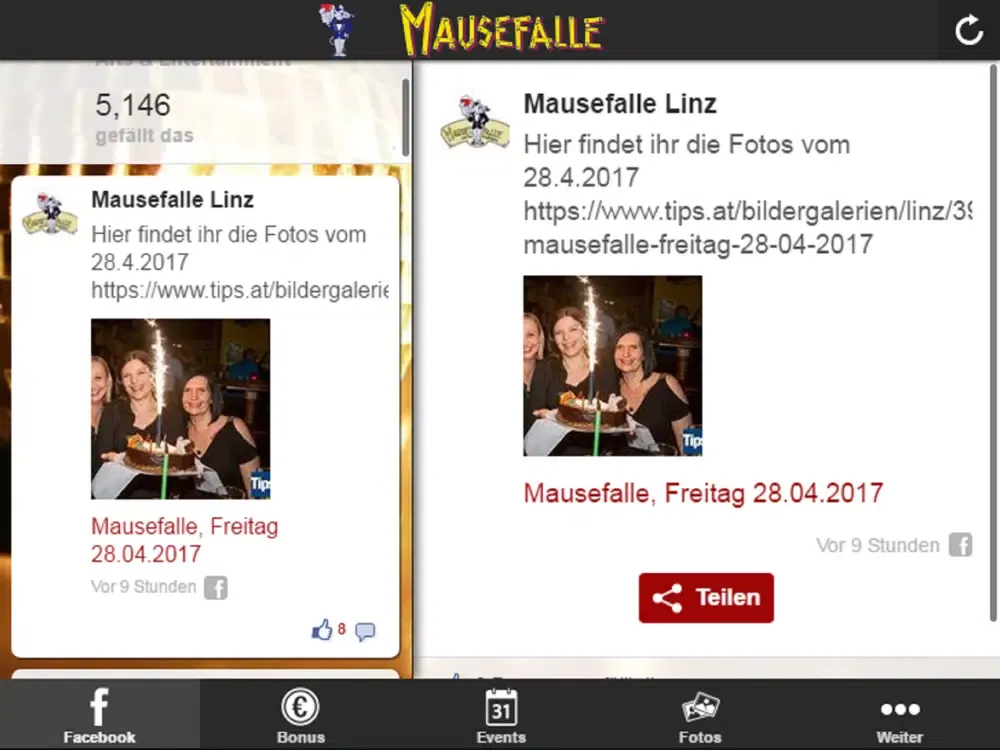 صور Mausefalle Linz iPad 