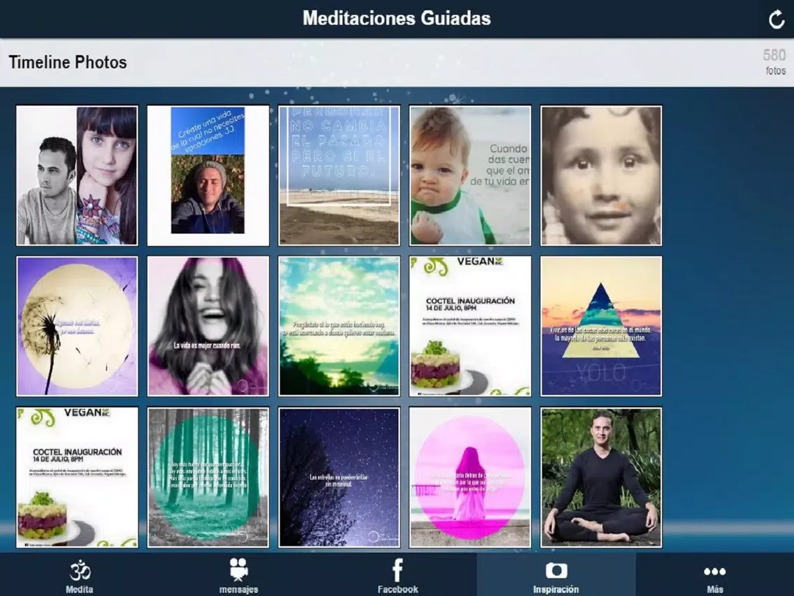 Capturas de pantalla de MEDITACIONES GUIADAS JJ iPad 