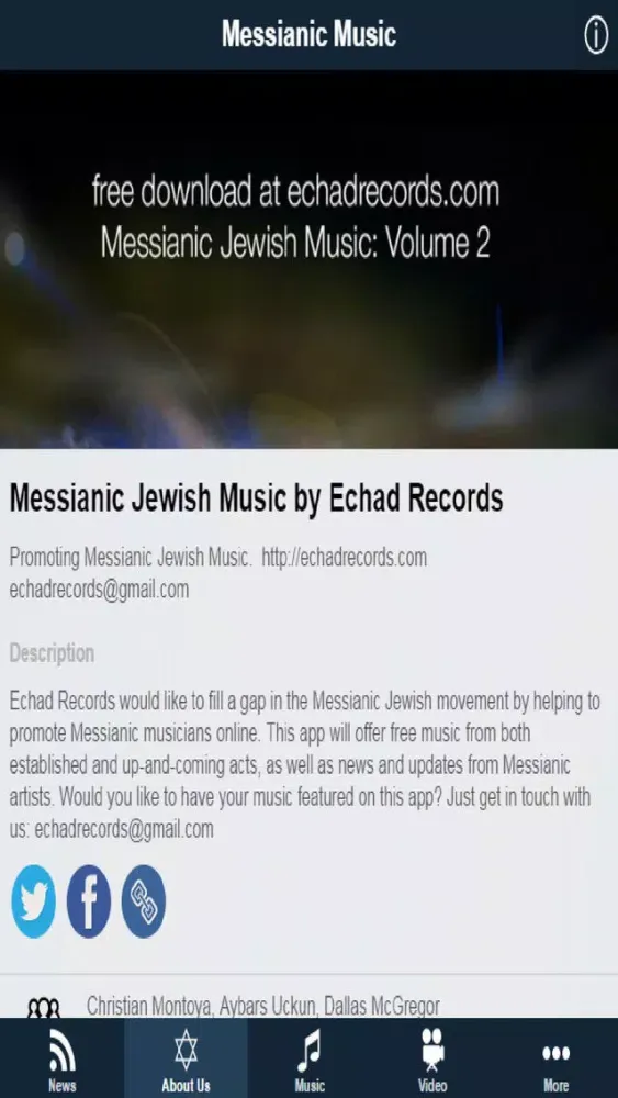 Скриншоты Messianic Jewish Music