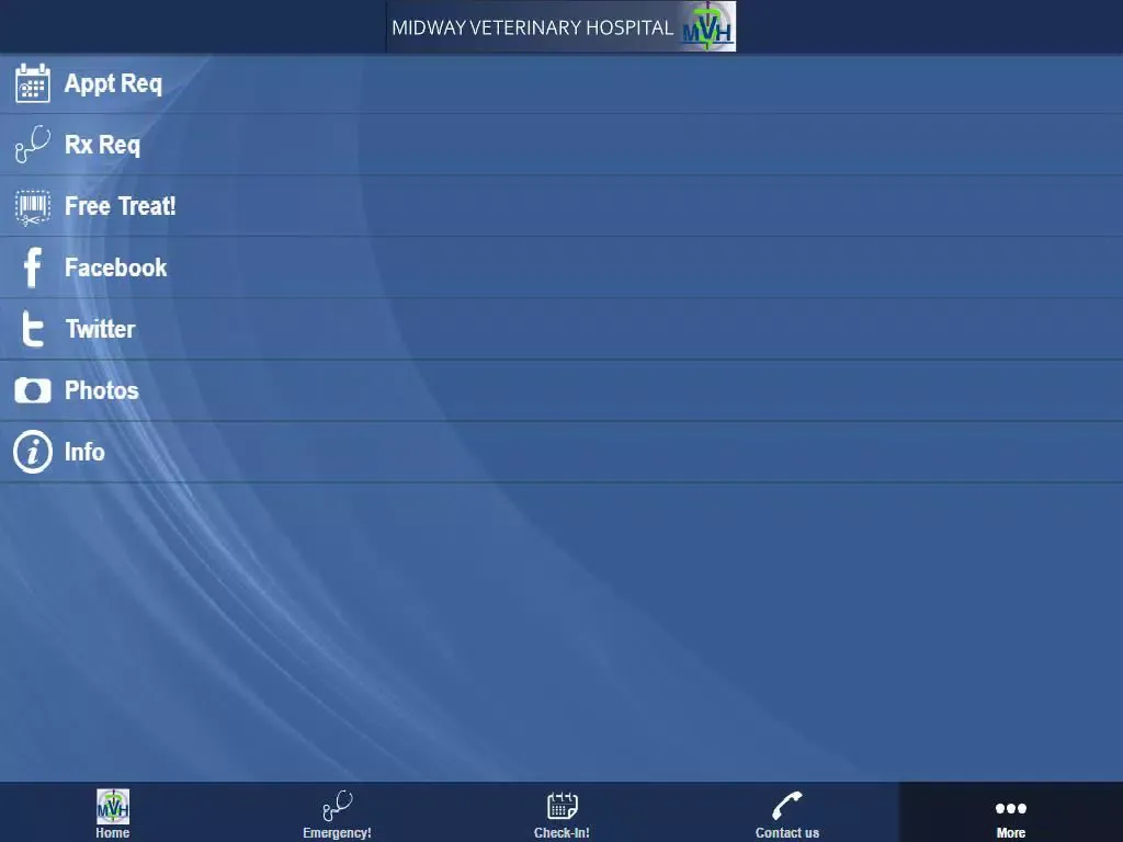 Midway Veterinary Hospital iPad  স্ক্রিনশট