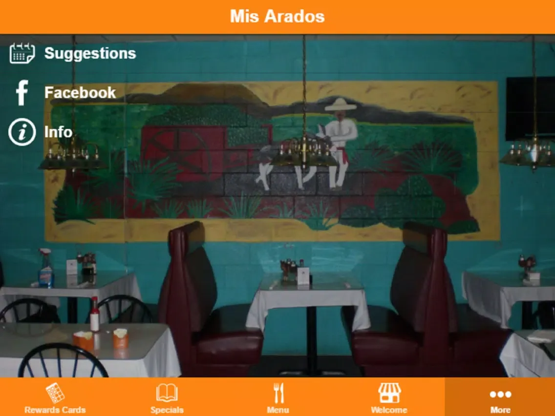 Mis Arados Mexican Restaurant iPad 应用截图