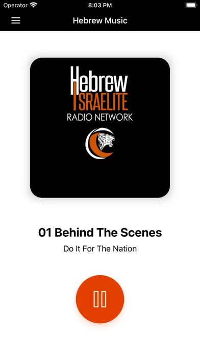 Ảnh chụp màn hình của Hebrew Israelite Radio
