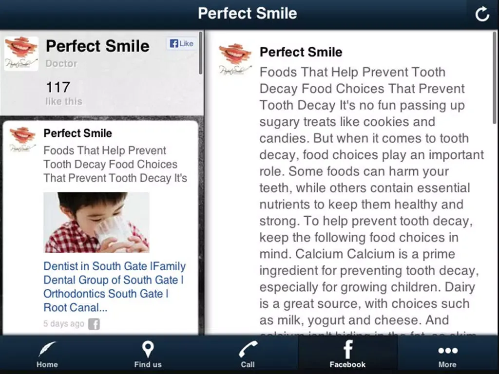 Screenshot di Perfect Smile App iPad 