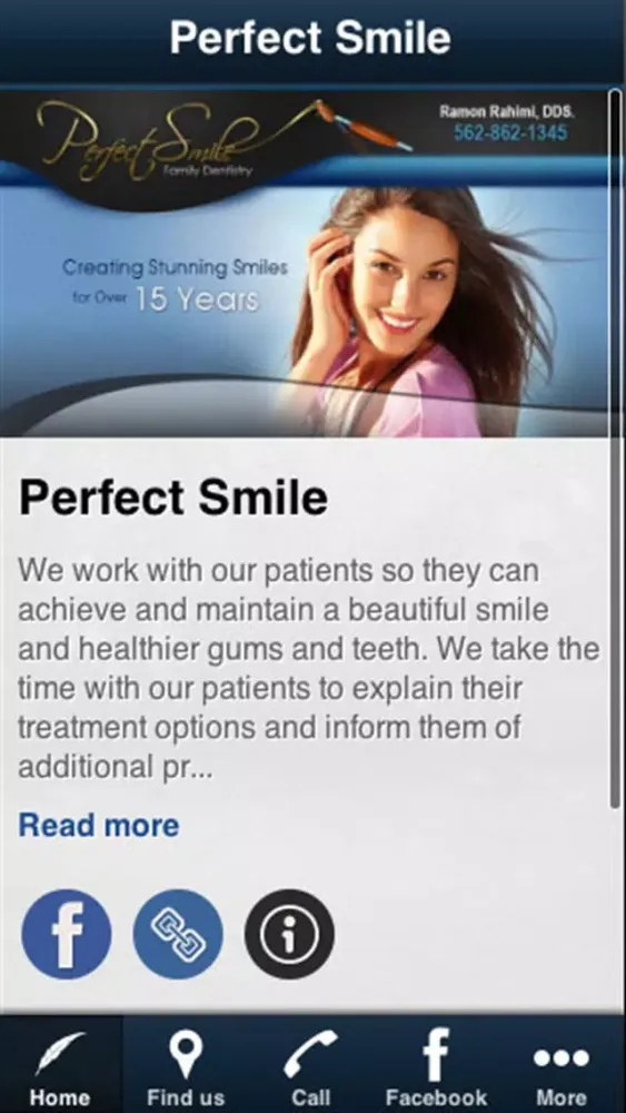 Screenshot di Perfect Smile App