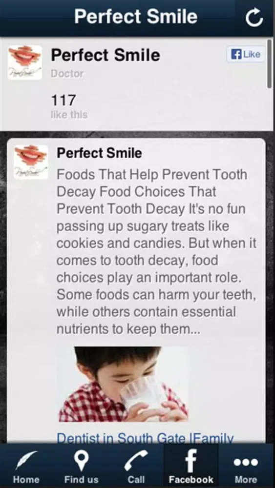 Screenshot di Perfect Smile App