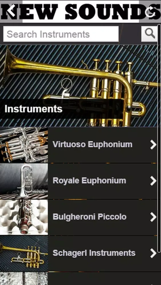 Zrzuty ekranu New Sounds
