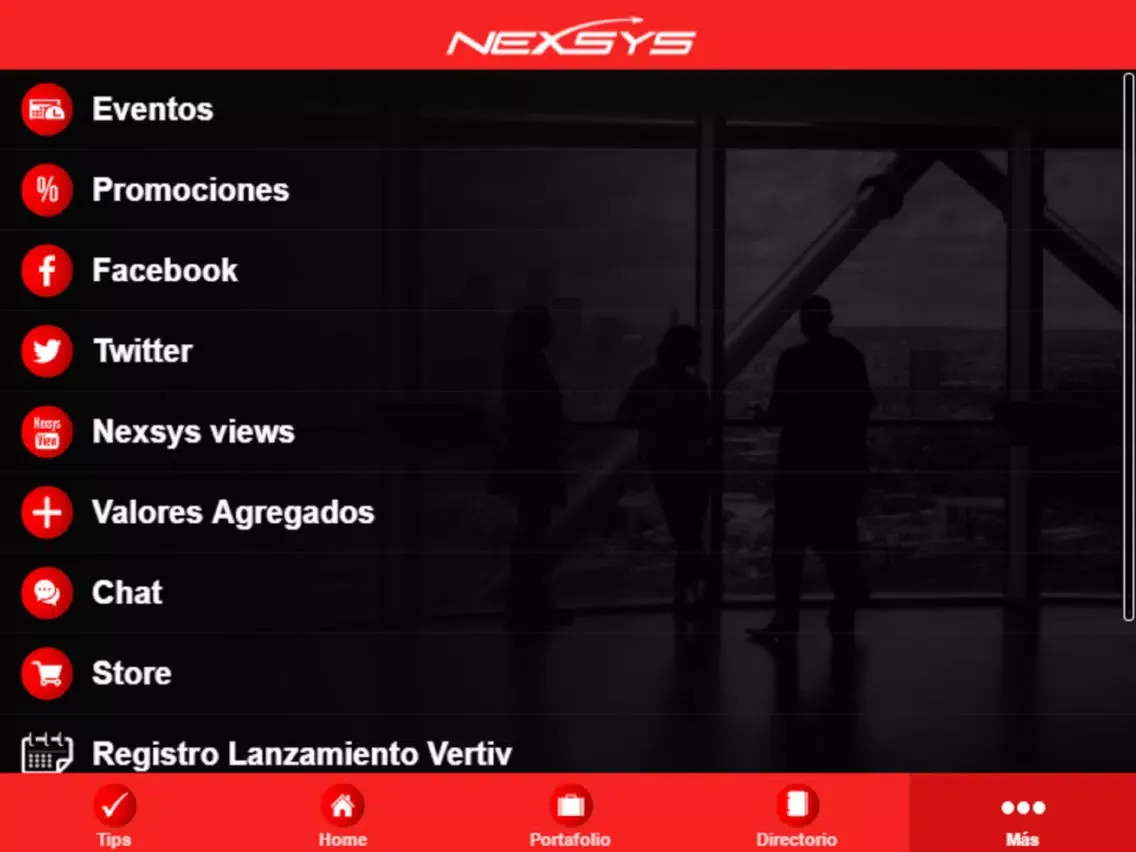 Captures d'écran de Nexsys de Ecuador iPad 