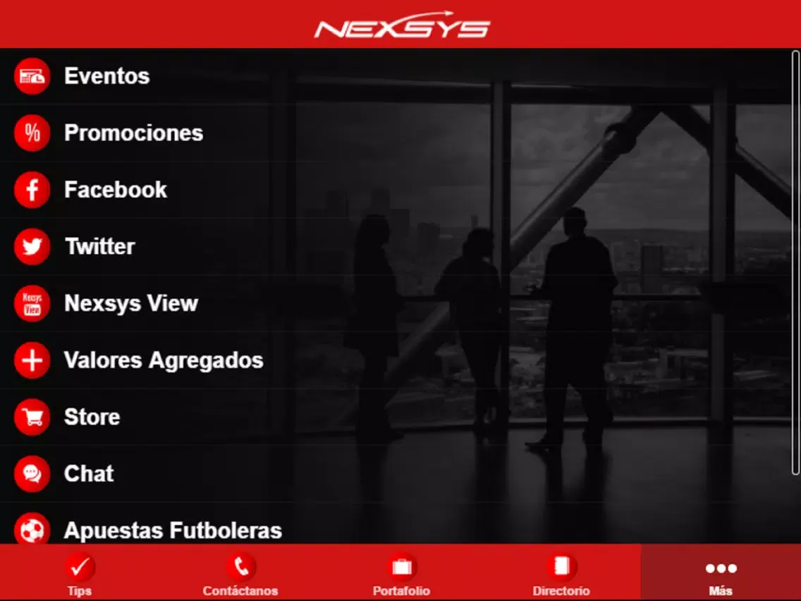 Zrzuty ekranu Nexsys de Perú iPad 