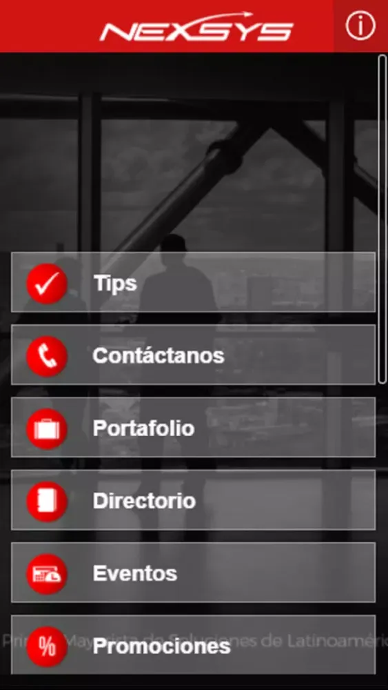 Zrzuty ekranu Nexsys de Perú