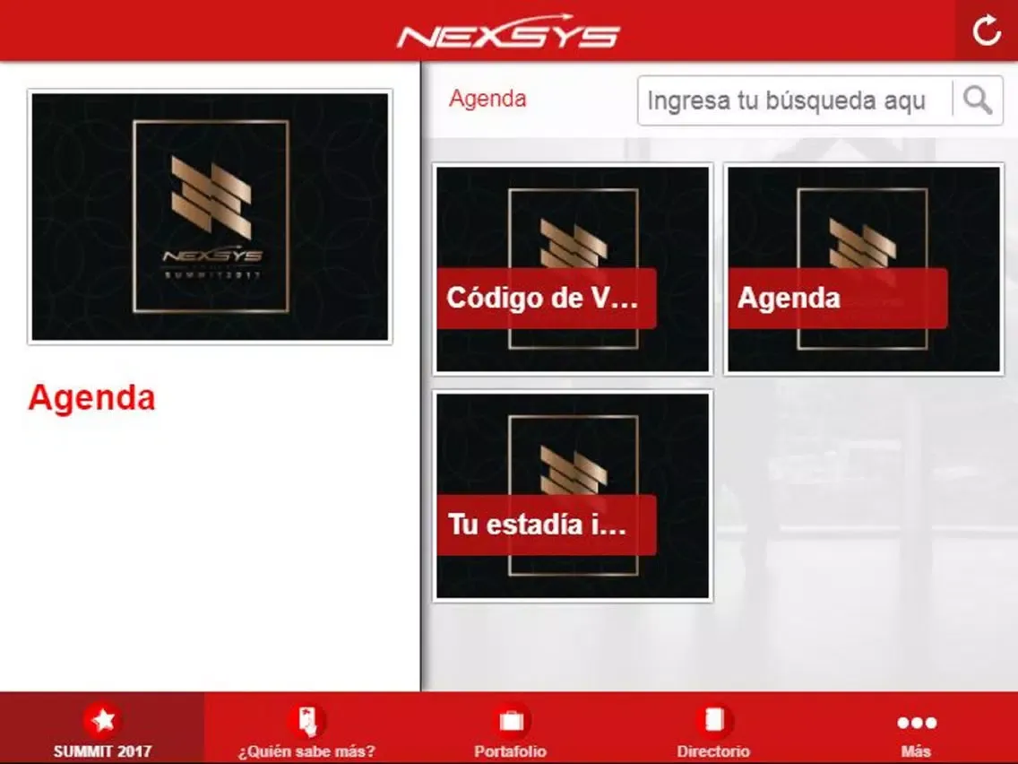 Capturas de tela do Nexsys México iPad 