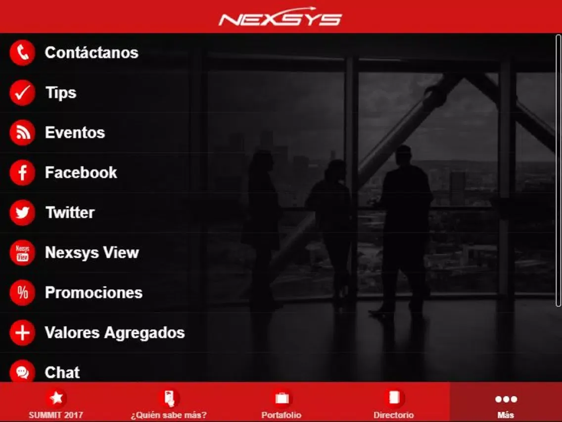 Capturas de tela do Nexsys México iPad 
