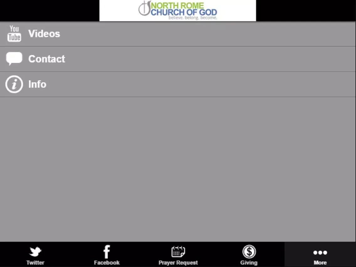 North Rome Church of God iPad 应用截图