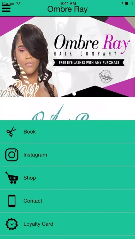 Capturas de pantalla de Ombre Ray hair Co.
