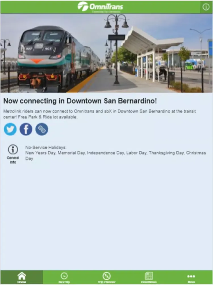 Omnitrans iPad  Screenshots