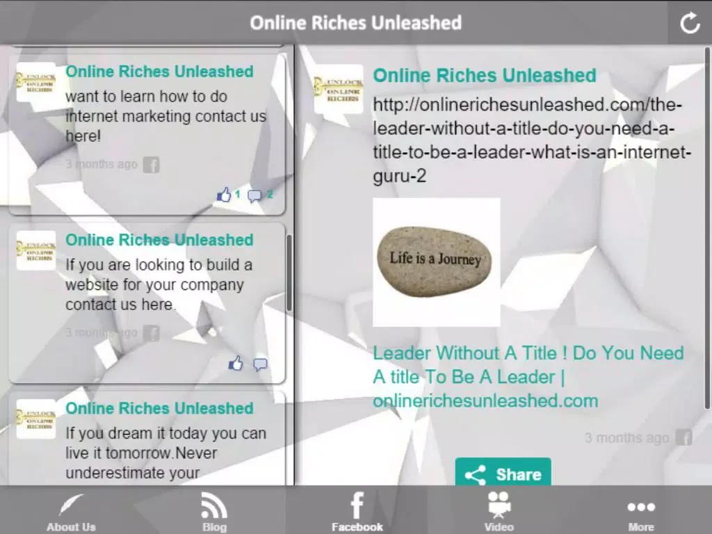 Online Riches Unleashed iPad  سکرین شاٹس