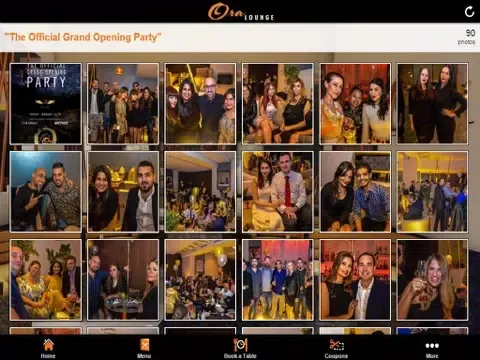 Tangkapan skrin Ora Lounge iPad 