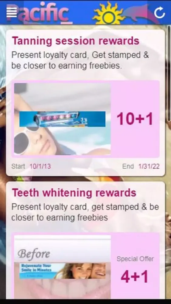 PACIFIC TANNING Screenshots